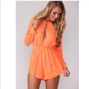 Orange romper Final price 🌸🌸🌸🌸