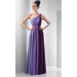 Bari Jay One Shoulder Dress
