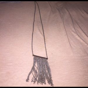 Tassel chain long necklace
