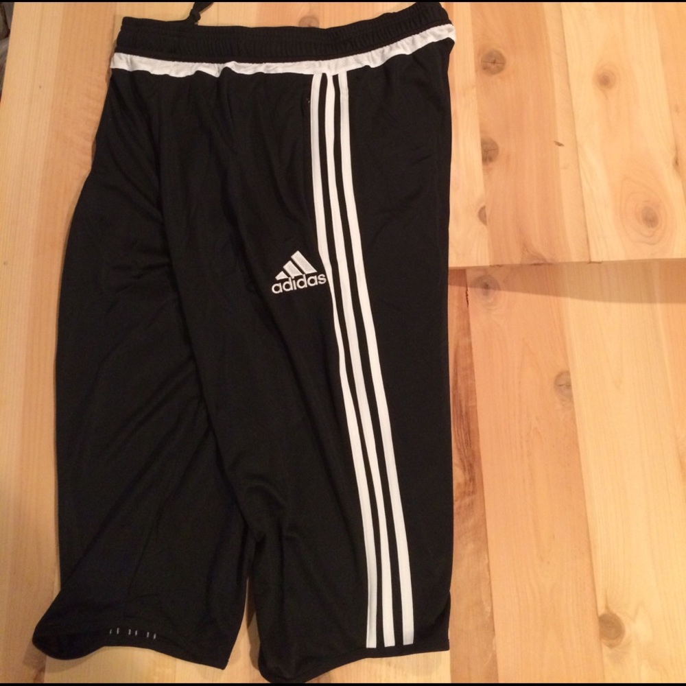 Adidas Tiro15 3/4 pants black/white Large