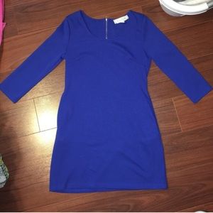 Royal blue dress