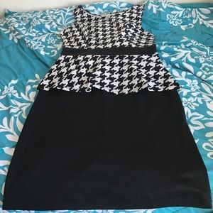 Black and white dress