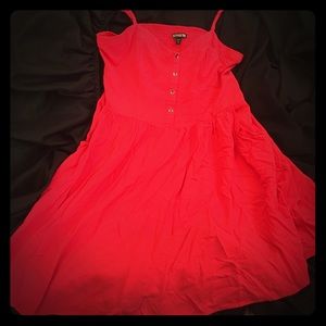 Coral dress