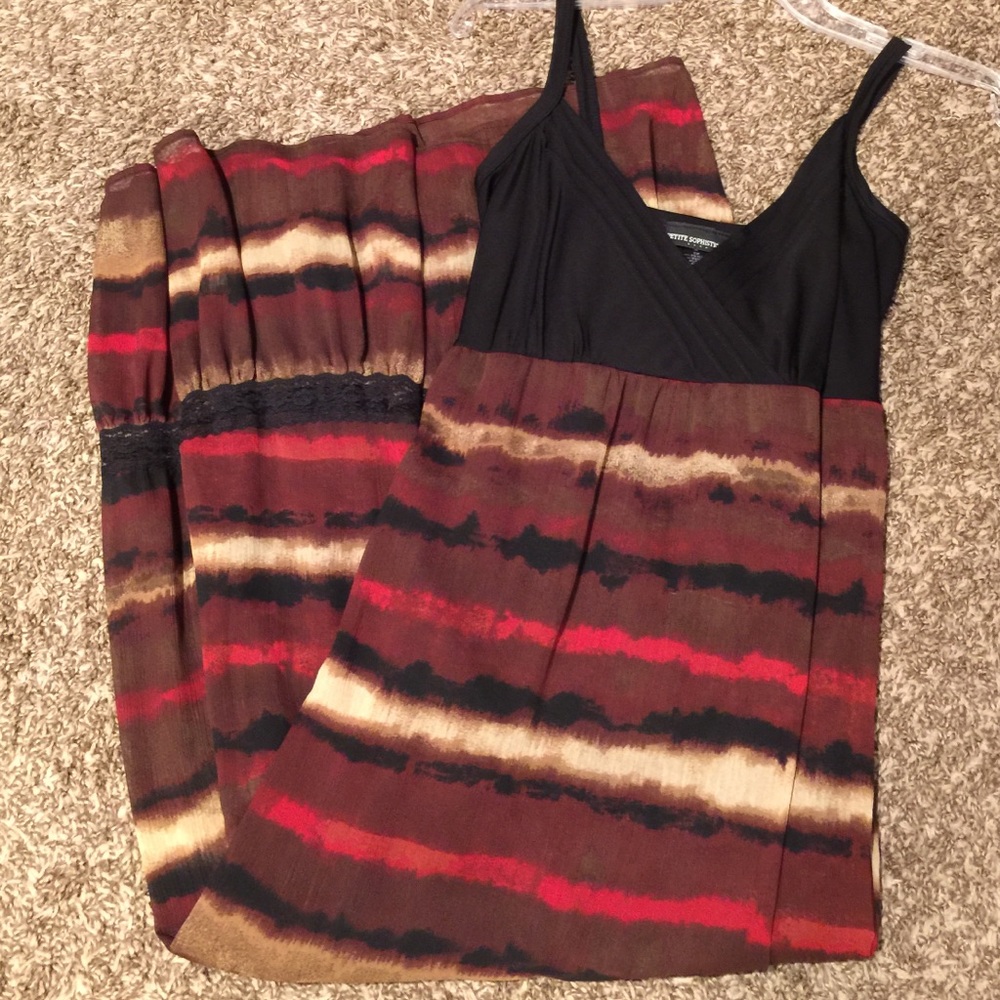 Petite Sophisticate Maxi dress