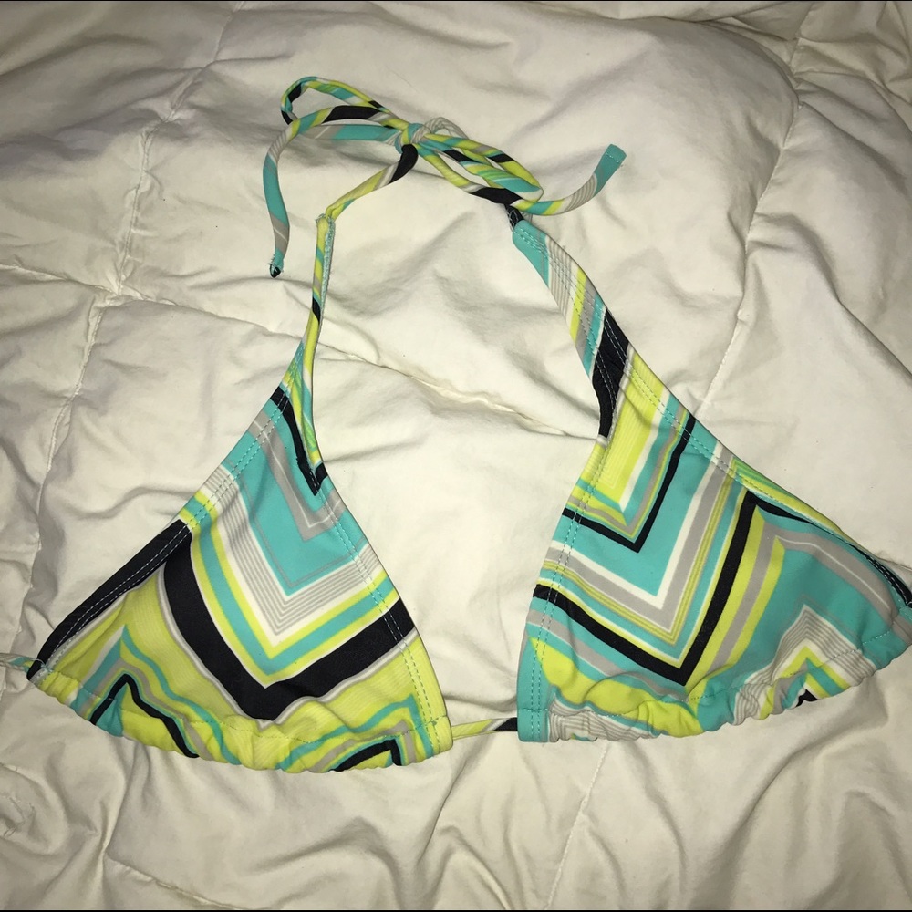 chevron bikini top