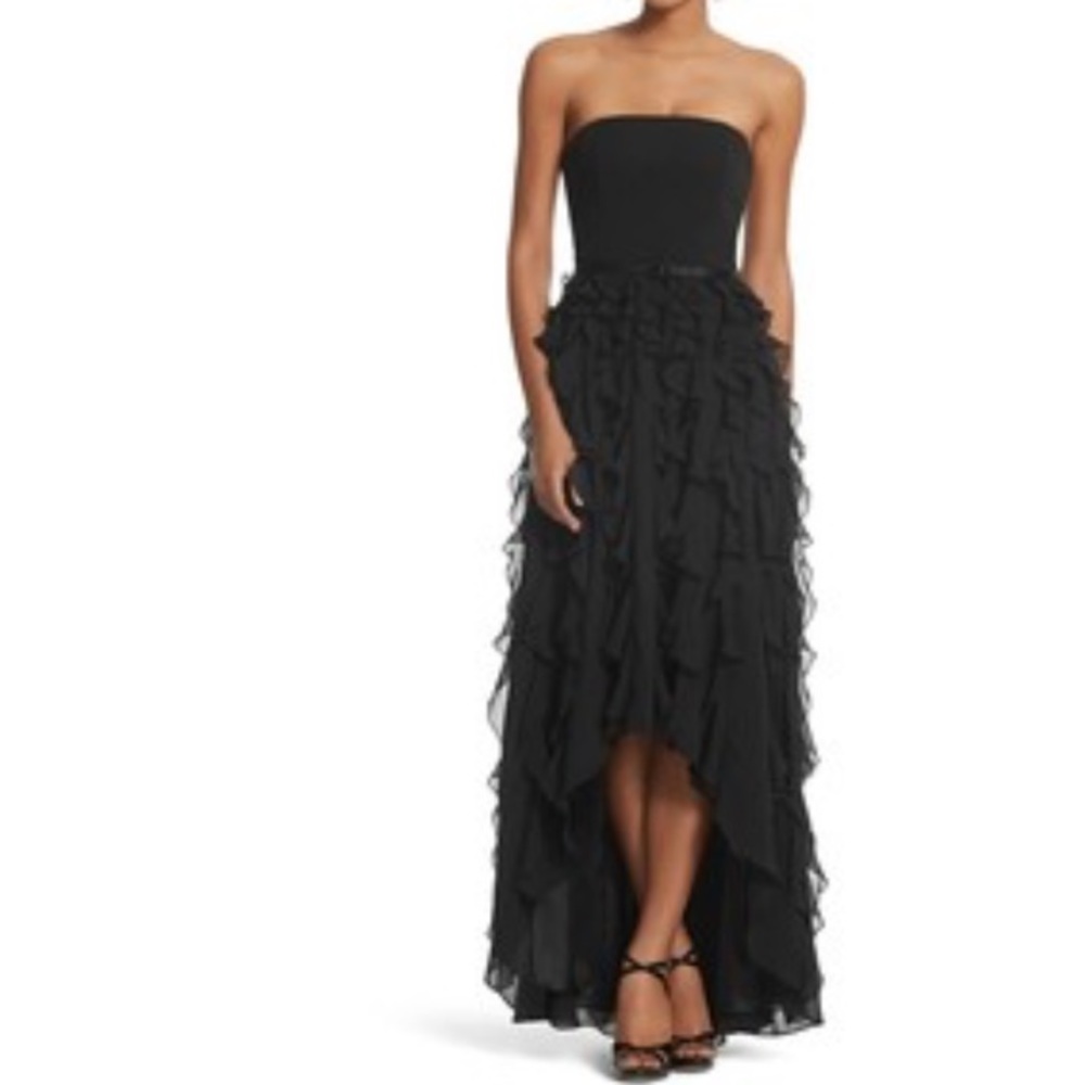 White House Black Market Strapless High-Low