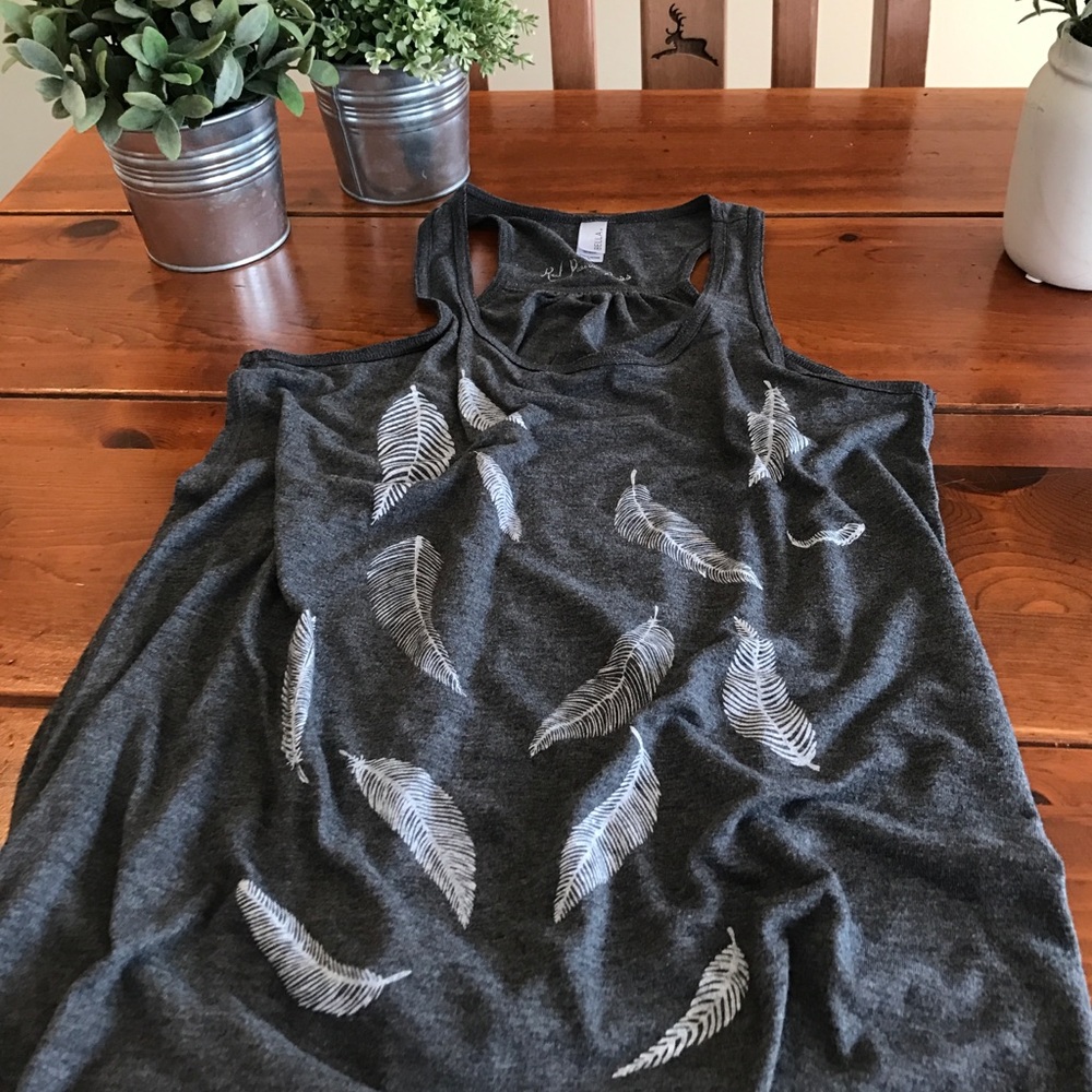 SOLD ModCloth Feather Tank