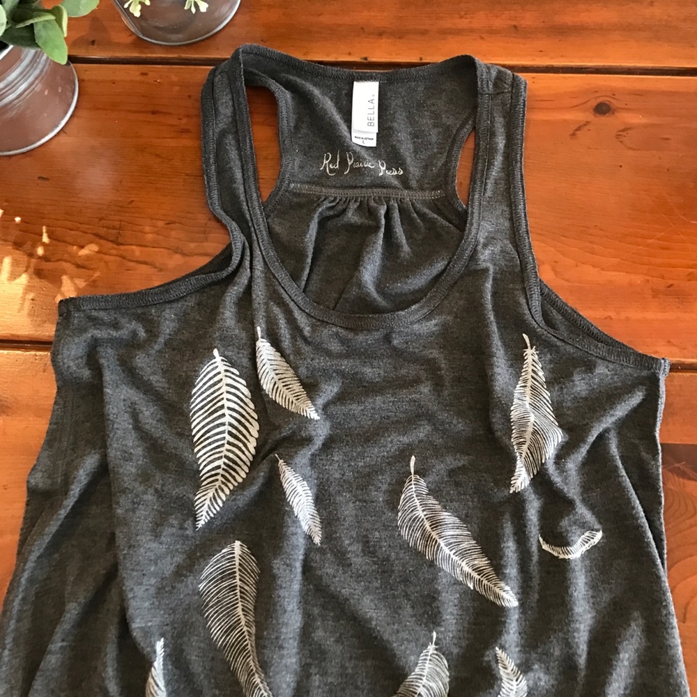 SOLD ModCloth Feather Tank - Picture 3 of 3