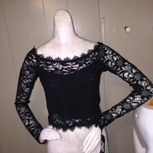 Long sleeve Lace dressy shirt