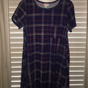 Small plaid Lularoe Carly
