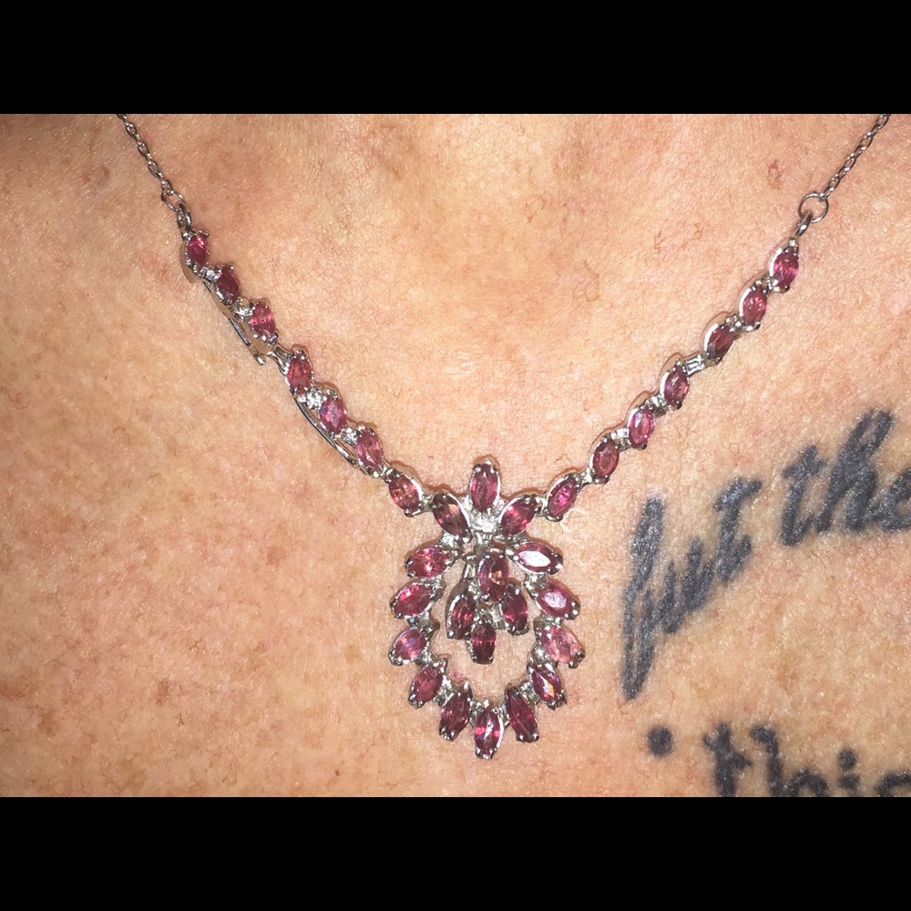 Sterling Silver Amethyst Necklace