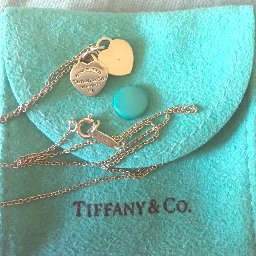💯 Authentic Tiffany & Co. Double 💕 Pendant