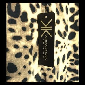 Kardashian Kollection leopard print leggings XL