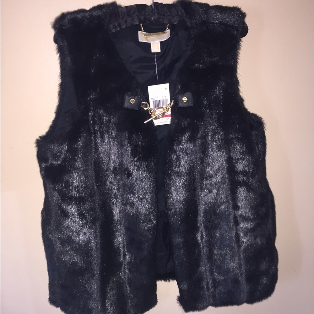 Authentic Michael Kors Faux Fur Vest