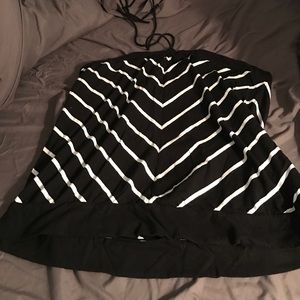 Black and White Chevron Halter Top -- Torrid 3