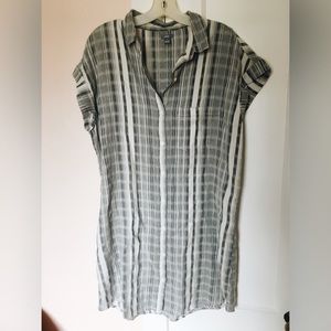 Striped Collared Button Down