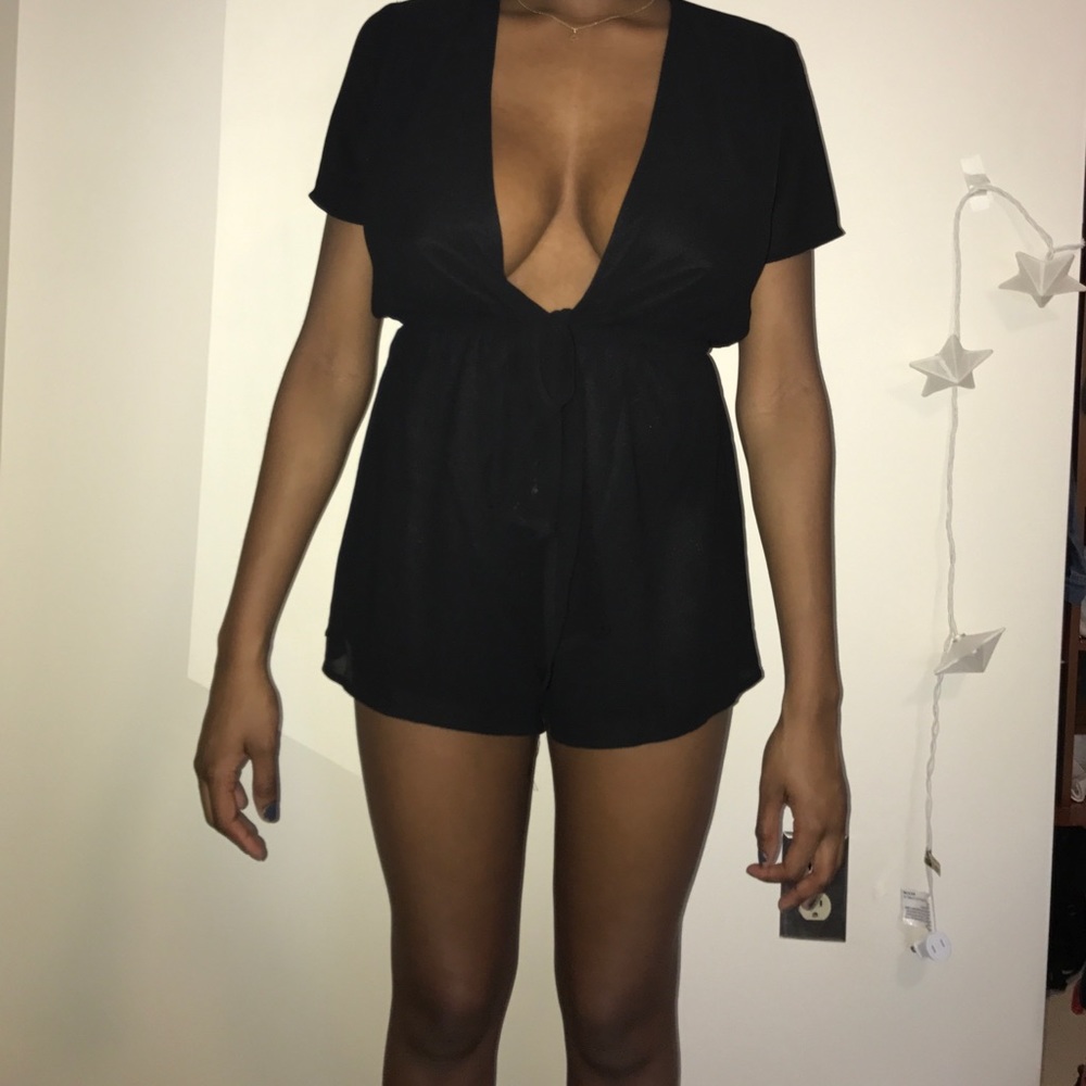 Deep V romper