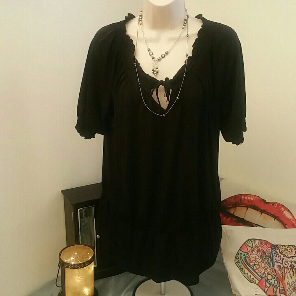 ??lane Bryant poly spandex top