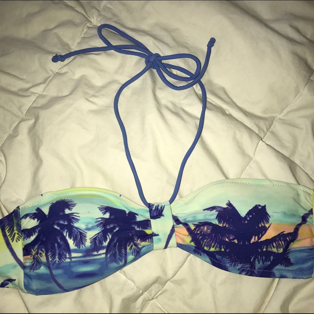 palm tree bikini top