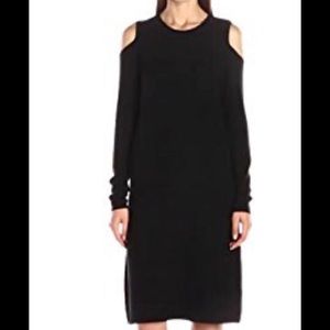 Mikayla Elie Tahari Cold Shoulder Sweater Dress