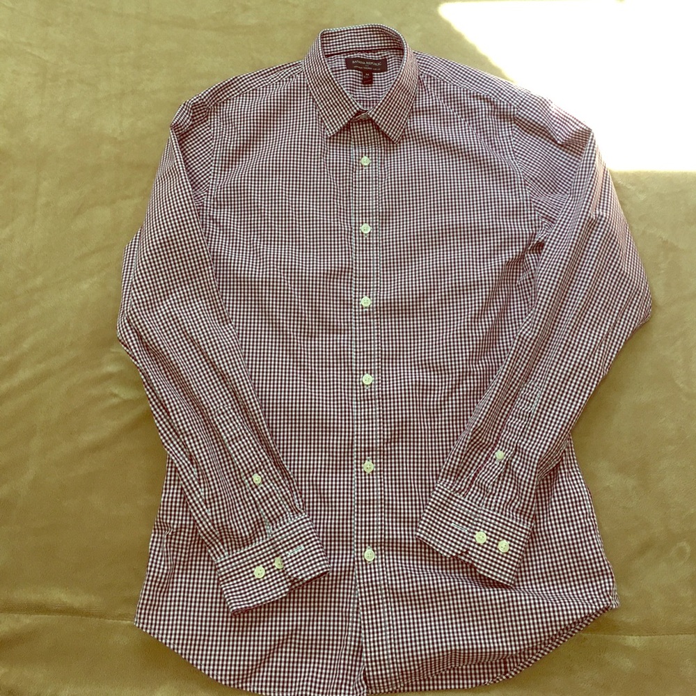 Banana Republic Non-iron Tailored Slim Fit Medium