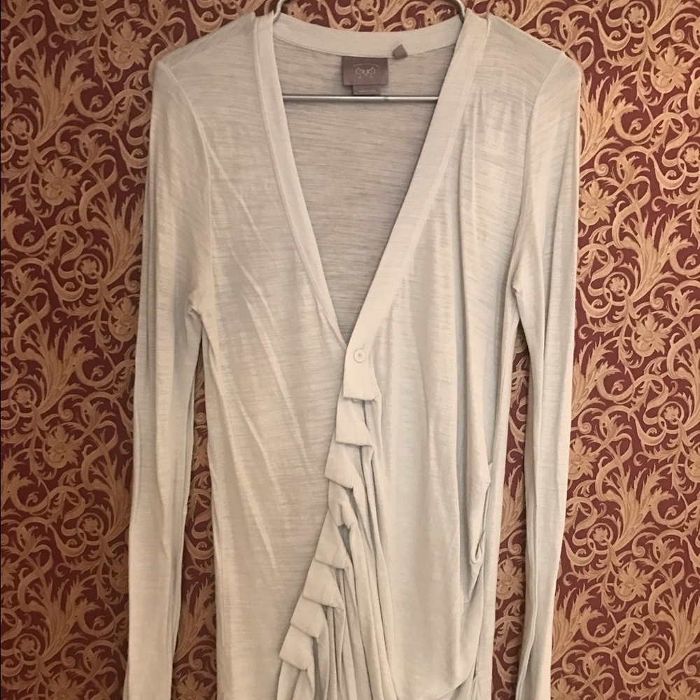 Vanessa Virginia Jersey Cardigan-Anthropology EUC