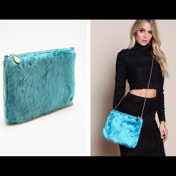 BOHO FAUX FUR CLUTCH 🔴FINAL CLEARANCE/SALE🔴 - Picture 6 of 6
