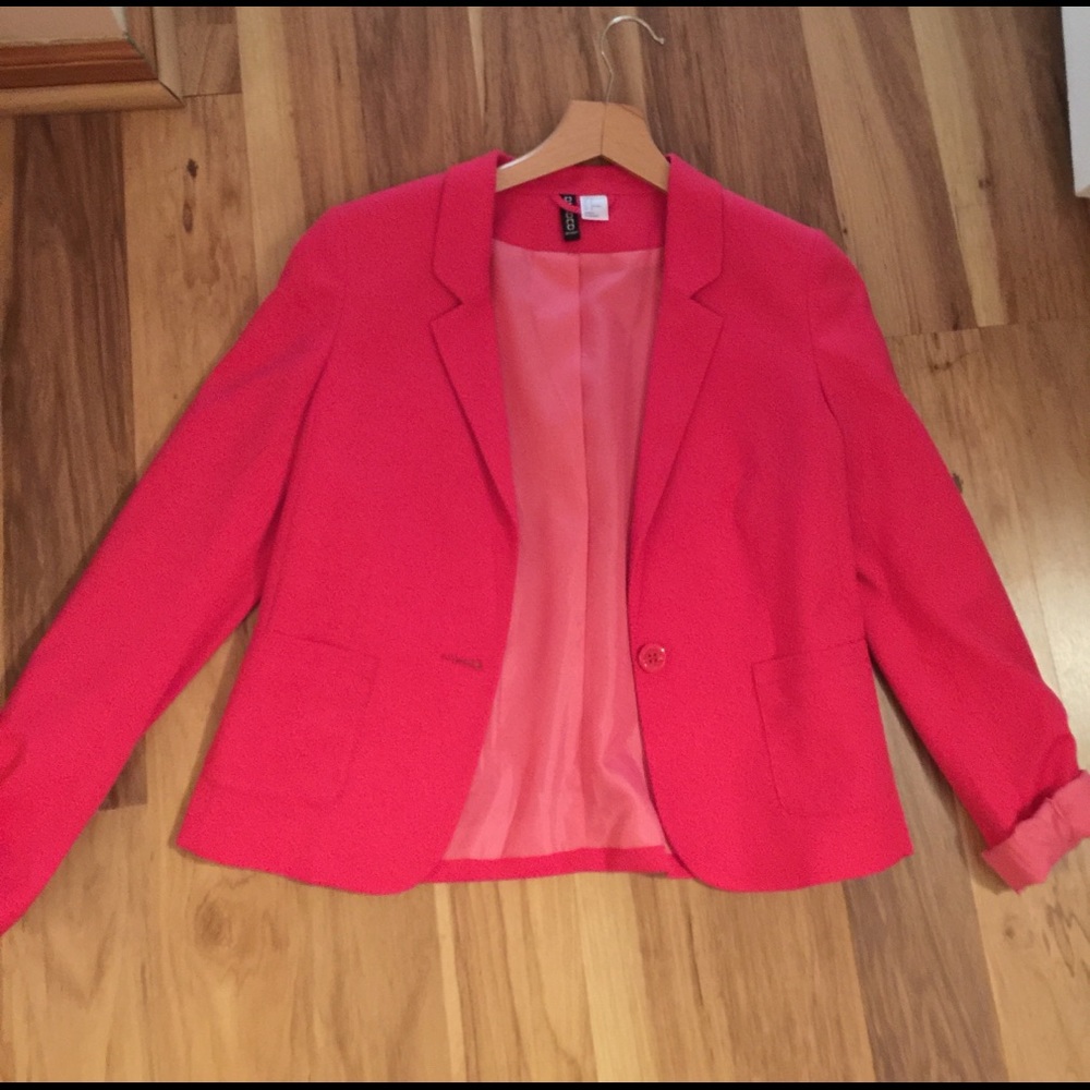 Hot pink blazer