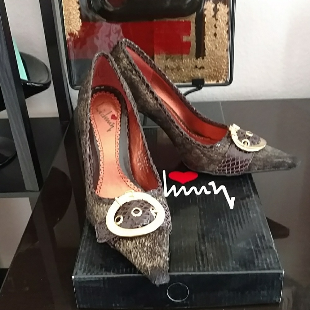 Luichiny pointy nose horsehair shoes