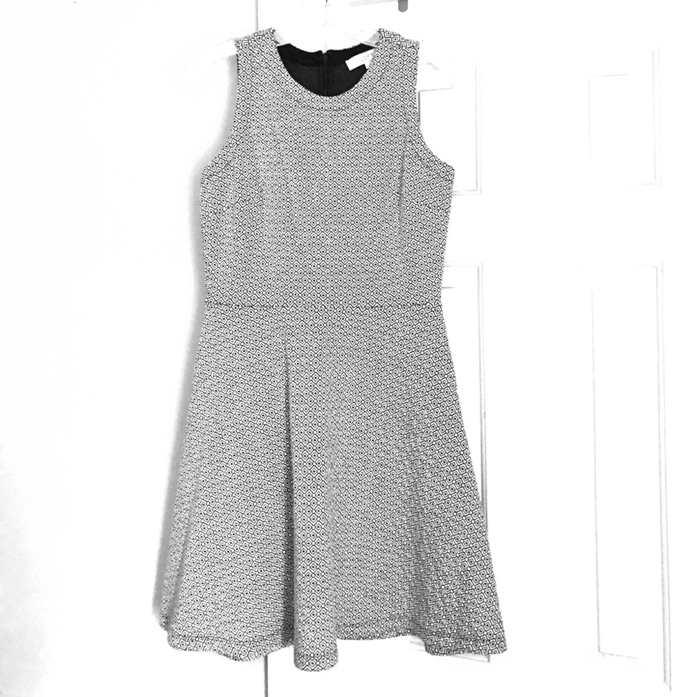 Black and white dress