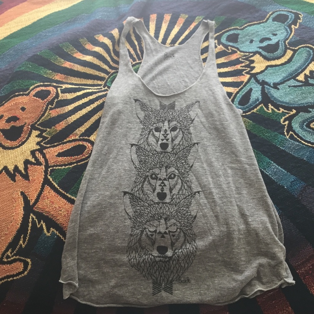 Wolf tank top
