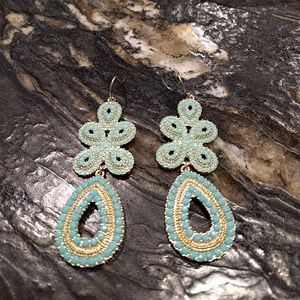 Stella and Dot Capri chandelier earrings