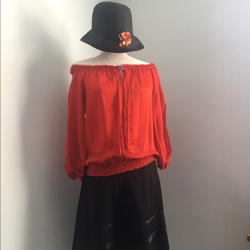 WHBM silk blouse