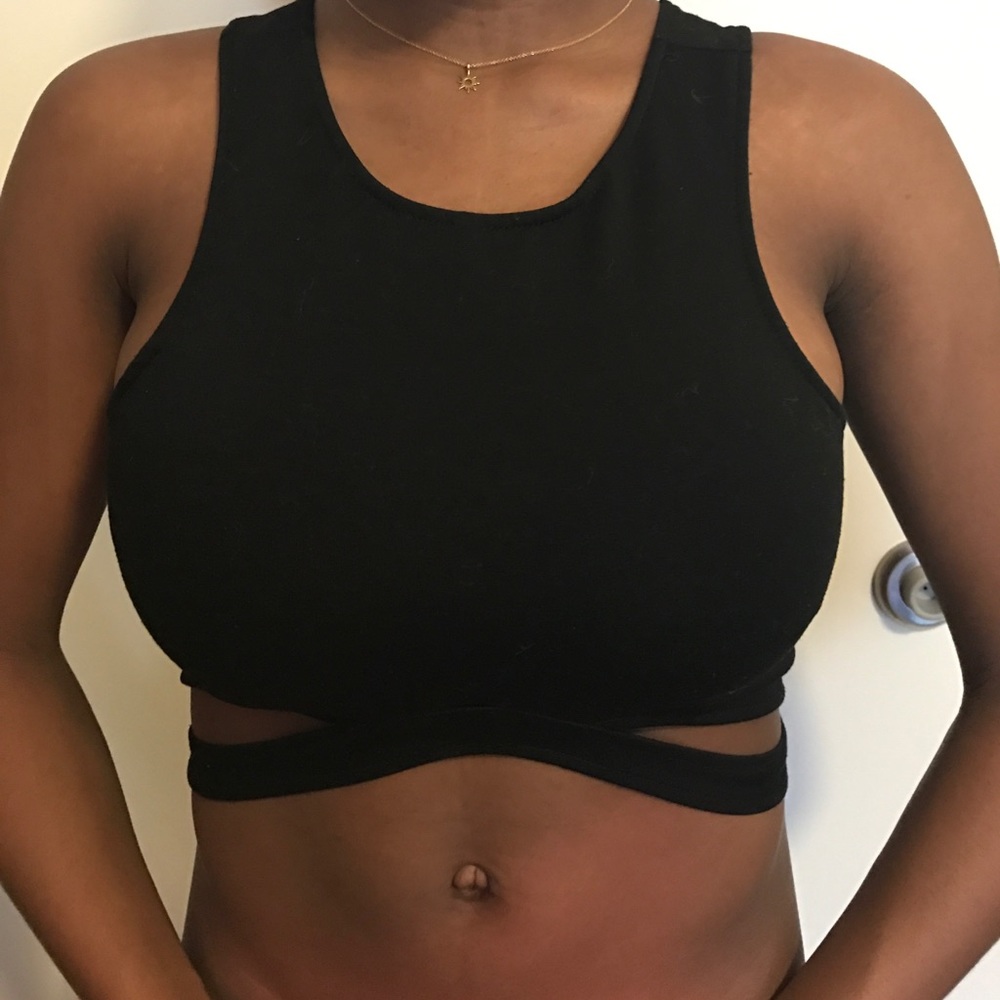 Cut out crop top