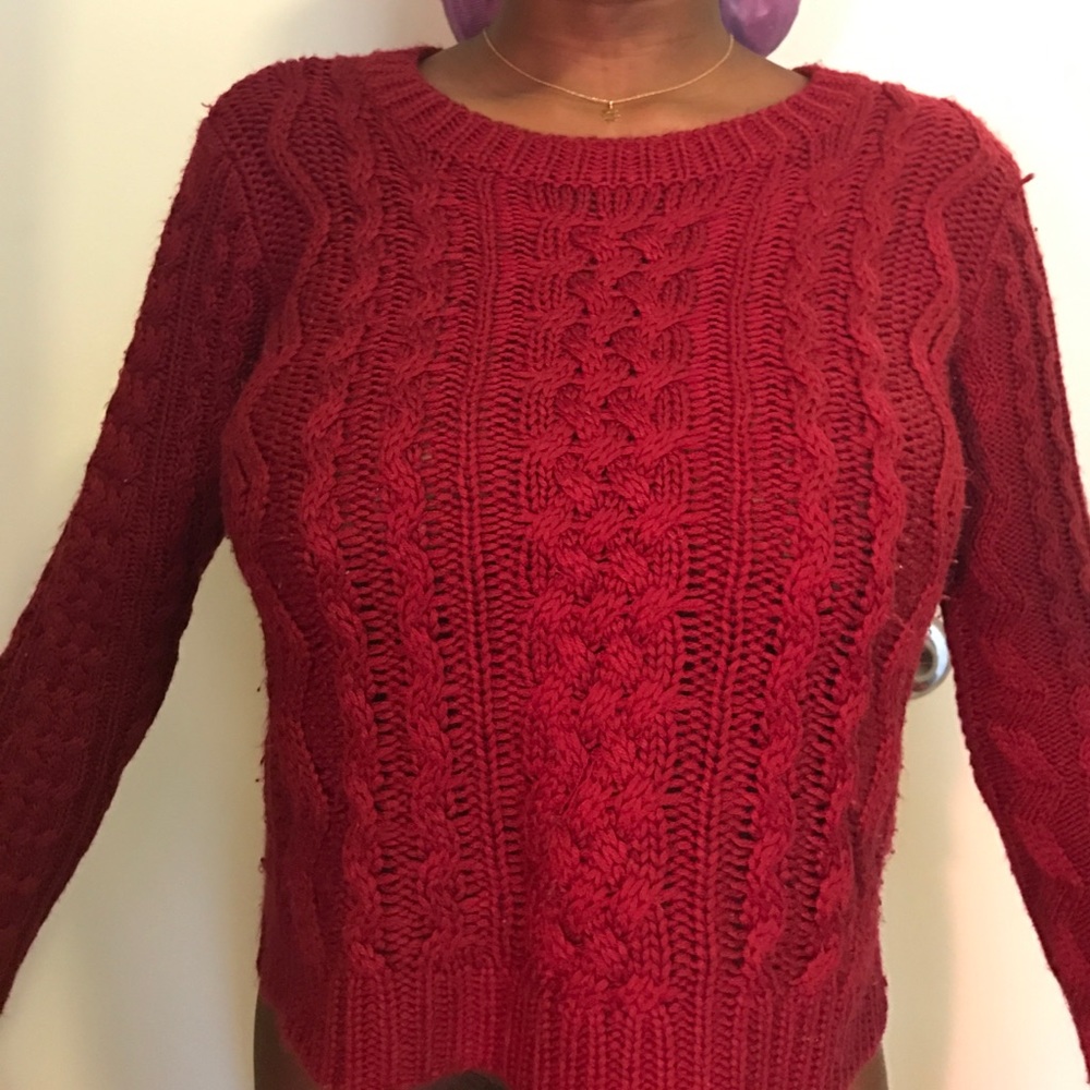Red knit Sweater