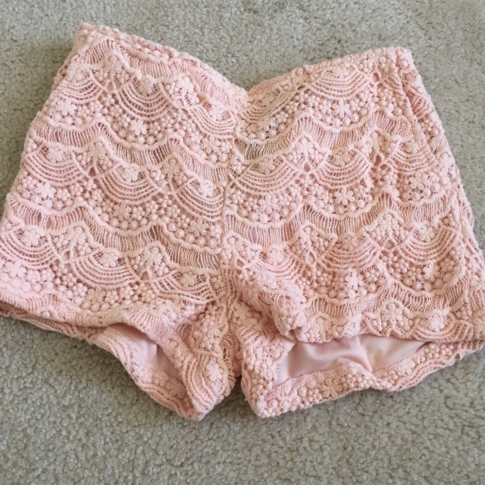 High rise shorts