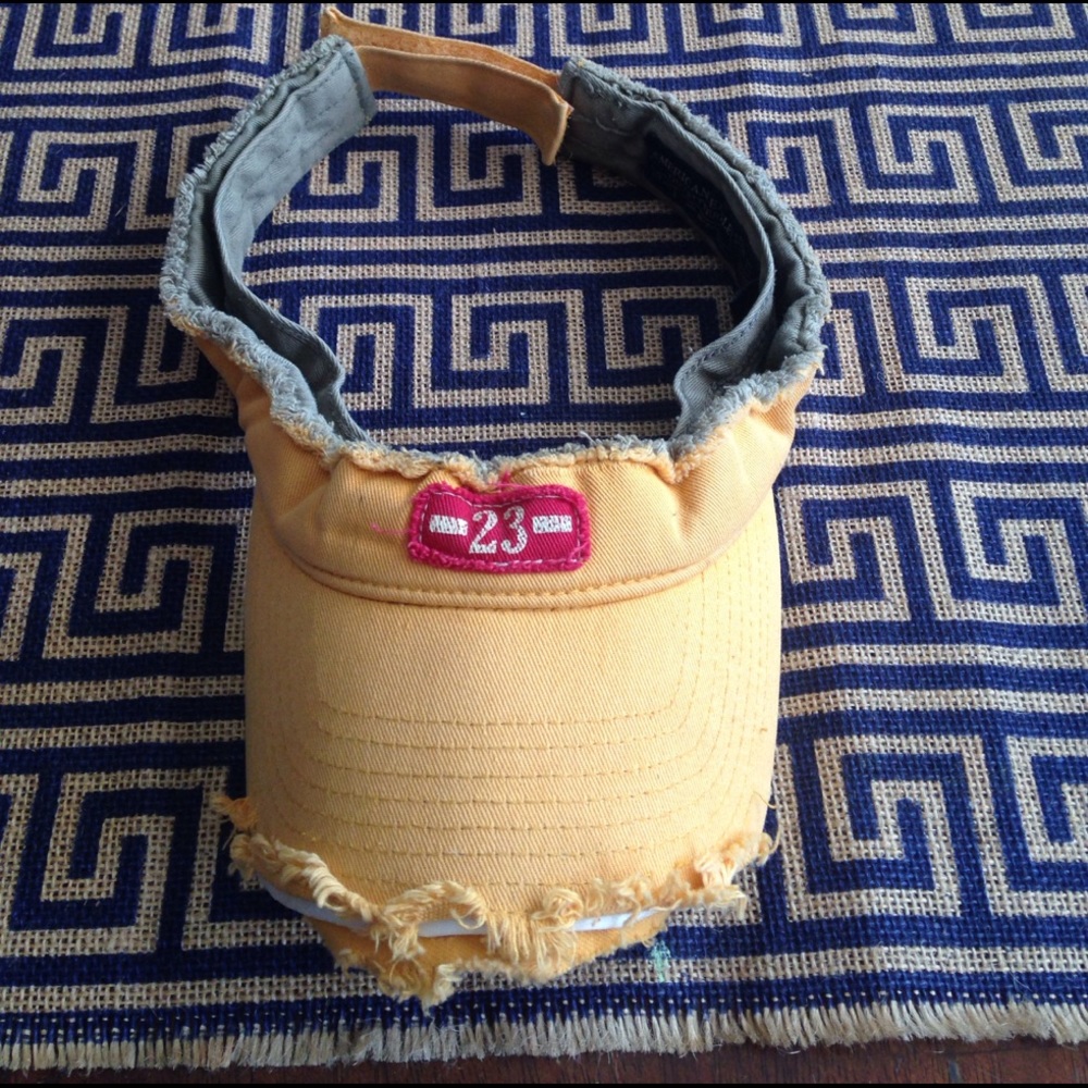 A sun visor from American eagle