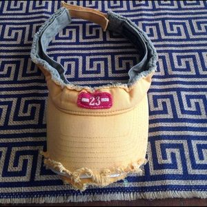 A sun visor from American eagle