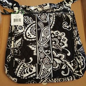 Vera Bradley Midnight Paisley Mailbag Handbag