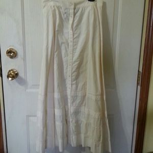 Lauren Cotton Boho Peasant Hippie Skirt 6