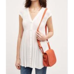 Ivory Ladder Lace Tunic by Vanessa Virginia-Anthro