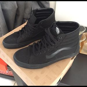 Men's vans Sk8 Hi black Sz 12 sneakers