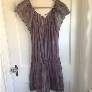 REBECCA TAYLOR  Sheer Silk Tunic Top Size 6