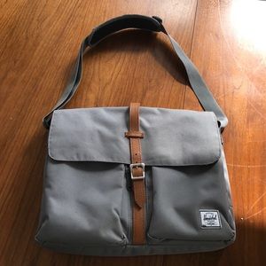 Grey Herschel Side backpack(laptop bag)