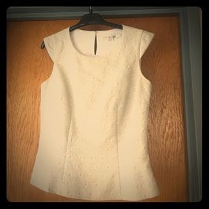 Retro sleeveless dress top NWOT