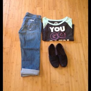 American Eagle jeans.