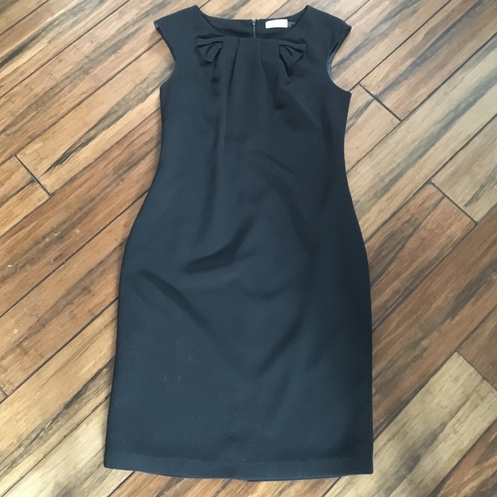 Calvin Klein Black Dress with bow detail