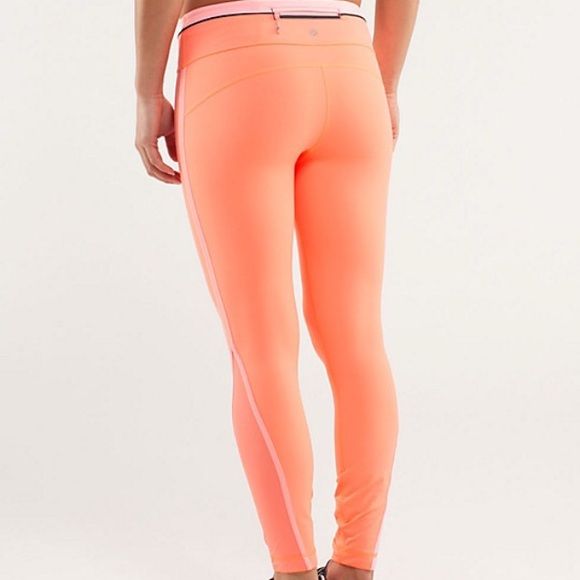 lululemon athletica Pants - Coral Lululemon Run: Pace Tight