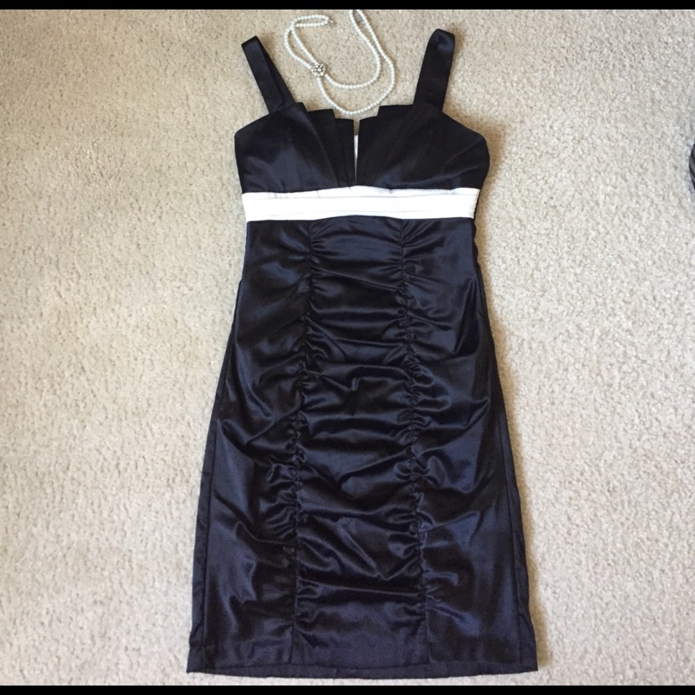 Black cocktail dress