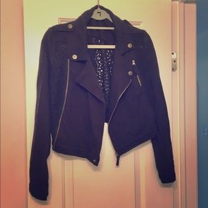 Free People moto style jacket